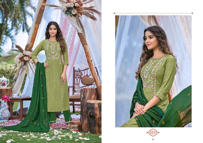 Kalaroop Rangat Cryon Viscose Readymade Suits Catalog
